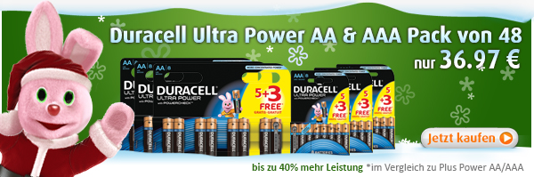 Duracell Ultra Power AA/AAA Pack