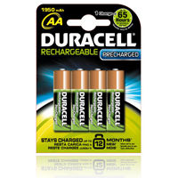 Duracell StayCharged PreCharged Batteries