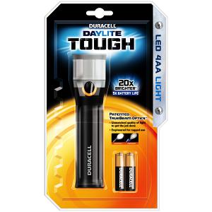 Duracell Taschenlampe + Typ AA Batterien