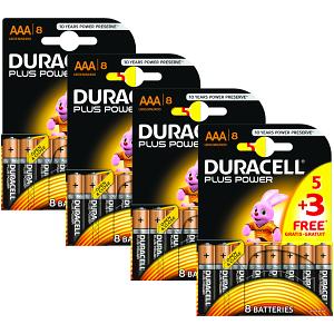 Duracell Plus AAA Pack von 32 Batterien