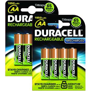 Duracell StayCharged AA 8er Pack