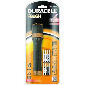 Duracell Multi Beam 3 LED Torch & 6 AA