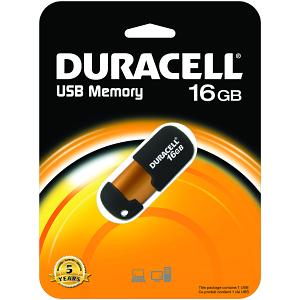 Duracell Capless 16GB USB Flash Memory