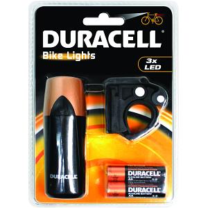Duracell 3 LED  Front Bicycle Light
