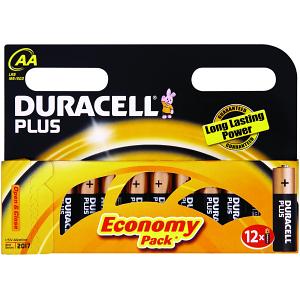 Duracell Plus AA (Pack von 12)