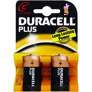 Title Duracell Plus, Größe C (Babyzellen), 2 Stk.