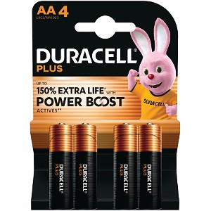 Duracell Plus AA (Pack von 4)