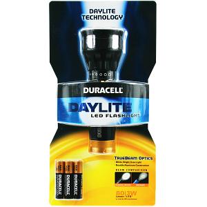 Duracell Taschenlampe + 3 x Typ AAA Batterien