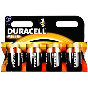 Duracell Plus D 4 Stk.