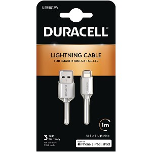 Duracell 1m USB-A-auf-Lightning-Kabel