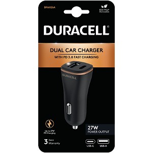 Duracell USB-A + USB-C Kfz-Ladegerät