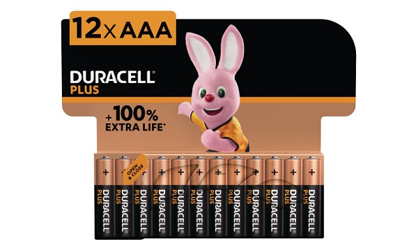 Duracell Plus Power AAA Pack von 12 Batterien