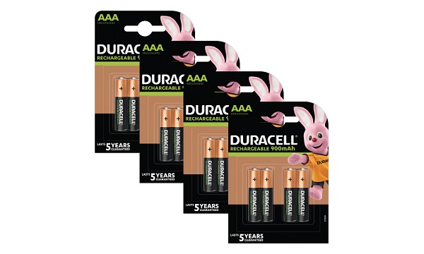 Duracell Pre-Charged AAA 900mAh 16 Pk