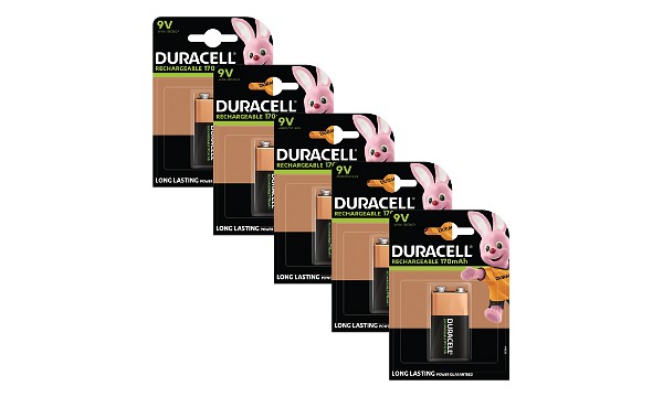 Duracell Rechargeable 9V 5 Stk.