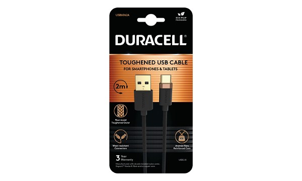 Duracell 2m USB-C auf Lightning Kabel