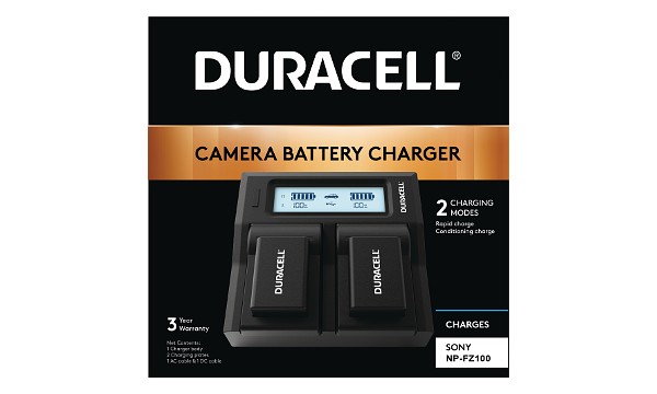A9 II Duracell LED Dual DSLR Battery Charger