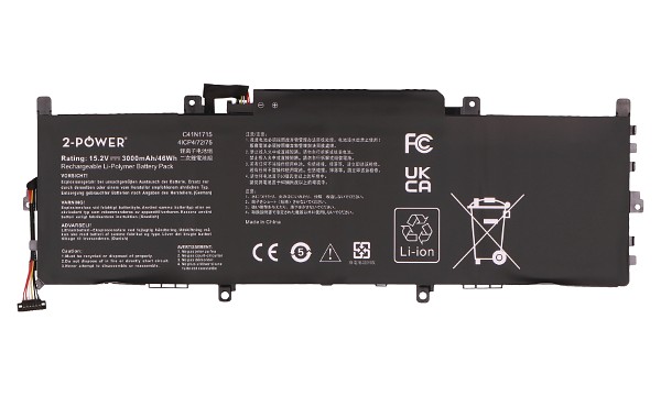 ZenBook UX331UN-1B Akku (4 Zellen)